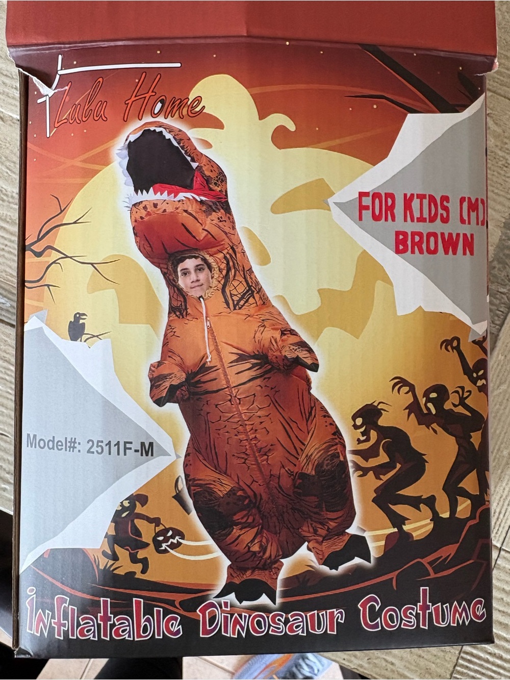 Kids Inflatable Dinosaur Costume